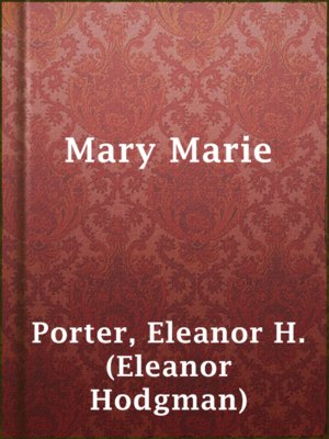 cover image of Mary Marie